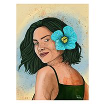 My project for course: Illustrated Portraits with Procreate. Ilustração tradicional, Ilustração vetorial, Ilustração digital, e Desenho de retrato projeto de rnakulraj.r - 07.07.2022