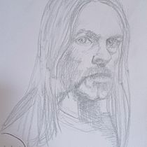 My project for course: Realistic Portrait with Graphite Pencil. Traditional illustration, Fine Arts, Sketching, Pencil Drawing, Drawing, Portrait Drawing, Realistic Drawing, Artistic Drawing, and Figure Drawing project by Daniel Toll - 07.07.2022
