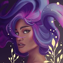 My project for course: Digital Fantasy Portraits with Photoshop. Traditional illustration, Drawing, Digital Illustration, Portrait Drawing, Digital Drawing, and Digital Painting project by eskx - 07.05.2022