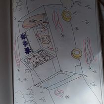 Meu projeto do curso: A arte de desenhar: transforme seus rabiscos em arte Ein Projekt aus dem Bereich Traditionelle Illustration, Bleistiftzeichnung, Zeichnung und Sketchbook von Ana Vitória - 07.07.2022