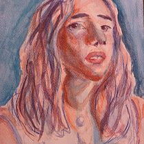 Mi proyecto del curso: Retrato artístico en acuarela. Fine Arts, Painting, Watercolor Painting, and Portrait Drawing project by Juan Manuel Valencia Córdoba - 07.06.2022