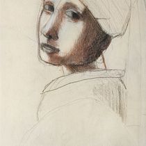Mi proyecto del curso: Dibujo de retrato clásico: el método del Renacimiento. Fine Arts, Sketching, Drawing, Portrait Drawing, Realistic Drawing, and Artistic Drawing project by gabrielalahhoud17z - 07.07.2022