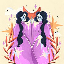 Meu projeto do curso: Composição criativa para ilustração com Procreate. Ilustração tradicional, Criatividade, Ilustração digital, e Desenho digital projeto de Thais Barbosa - 07.07.2022