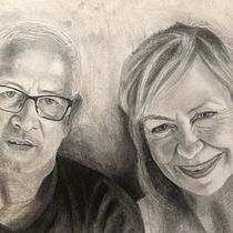 My project for course: Realistic Portrait with Graphite Pencil. Traditional illustration, Fine Arts, Sketching, Pencil Drawing, Drawing, Portrait Drawing, Realistic Drawing, Artistic Drawing, and Figure Drawing project by Marta Lisiewicz - 07.07.2022