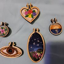 Mi proyecto del curso: Técnicas de bordado en miniatura Ein Projekt aus dem Bereich Stickerei und Textildesign von Margarita Castro - 07.07.2022