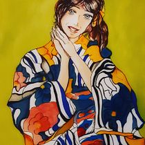 Mon projet du cours : Coloriage de dessins manga aux feutres. Traditional illustration, Comic, Color Theor, and Manga project by Florence Derycke - 07.08.2022