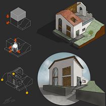 Il mio progetto del corso: Disegno architettonico e artistico con Procreate. Arquitetura, Esboçado, Ilustração digital, Arquitetura digital e Ilustração arquitetônica projeto de e_tenca - 04.07.2022