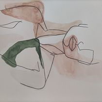 Playing with watercolor. Traditional illustration, Sketching, Creativit, Drawing, Watercolor Painting, and Sketchbook project by bburriel - 07.08.2022