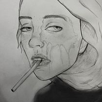 Mein Kursprojekt: Skizzenbuch für Porträts: Erkunde das menschliche Gesicht. Sketching, Drawing, Portrait Drawing, Artistic Drawing, and Sketchbook project by Daniela Stephania Guerrero Ariza - 07.08.2022