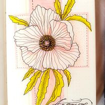 My project for course: Floral Drawings to Illustrate your Bullet Journal. Un proyecto de Lettering, Dibujo, Ilustración botánica, H, lettering, Gestión y productividad							 de Oksana Potapova - 08.07.2022