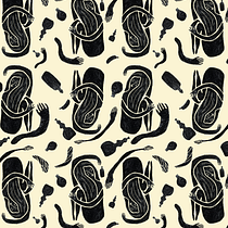 Mi proyecto del curso: Diseño de estampados textiles. Traditional illustration, Accessor, Design, Costume Design, Pattern Design, Fashion Design, Printing, and Textile Printing project by Alejandra Rangel - 07.04.2022