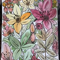 Mein Kursprojekt: Blumenkompositionen mit Aquarell: Verbinde dich mit der Natur. Ilustração tradicional, Pintura, Pintura em aquarela e Ilustração botânica projeto de Sandra-Cristina Sagmeister - 09.07.2022