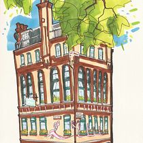 My project for course: Expressive Architectural Sketching with Colored Markers. Sketching, Drawing, Architectural Illustration, Sketchbook & Ink Illustration project by george.rouse - 07.09.2022
