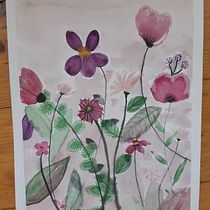 My project for course: Artistic Floral Watercolor: Connect with Nature. Ilustração tradicional, Pintura, Pintura em aquarela e Ilustração botânica projeto de Băcanu Laurenția Loredana - 09.07.2022