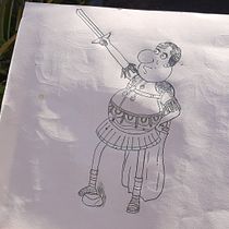Meu projeto do curso: Introdução à criação de personagens estilo cartoon. Un projet de Illustration traditionnelle, Conception de personnages , et Dessin de Nicolas Alves - 09.07.2022