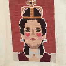My project for course: Cross-Stitch Portrait Creation. Embroider, Decoration, and Textile Design project by ringlead - 07.09.2022