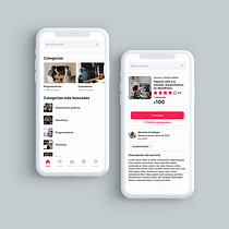 Desarrollo de App para buscar servicios profesionales. Projekt z dziedziny UX / UI, Projektowanie aplikacji mobiln, ch, Projektowanie c, frowe, Projektowanie aplikacji, Projektowanie produktu c i frowego użytkownika marcelouzcateguib - 10.07.2022