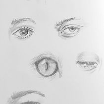 My Final project for course: Portrait Sketchbooking: Explore the Human Face Ein Projekt aus dem Bereich Skizzenentwurf, Zeichnung, Porträtzeichnung und Sketchbook von Su Halfwerk - 10.07.2022