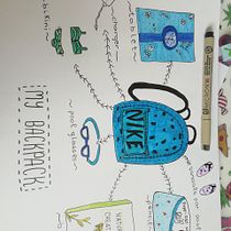 Mi proyecto del curso: Diario ilustrado: una práctica diaria y consciente. Fine Arts, Sketching, Creativit, Drawing, and Sketchbook project by Cloe Domeque Soler - 07.10.2022