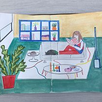 My project for course: Exploratory Sketchbook: Find Your Drawing Style. Un proyecto de Ilustración tradicional, Bocetado, Creatividad, Dibujo, Pintura a la acuarela, Sketchbook y Pintura gouache de Ann Lambert - 22.05.2022