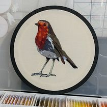 Meu projeto do curso: Pintar com linha: técnicas de ilustração têxtil. Ilustração tradicional, Bordado, e Design têxtil projeto de Gabriella Magalhães - 10.07.2022