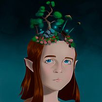 Meu projeto do curso: Retrato digital no Photoshop com um toque de fantasia. Traditional illustration, Drawing, Digital Illustration, Portrait Drawing, Digital Drawing, and Digital Painting project by ogasawararenan - 06.30.2022