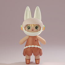 My project for course: Kawaii Character Creation in 3D with Blender . Traditional illustration, Character Design, Digital Illustration, 3D Modeling, and Manga project by tymoscow - 07.11.2022