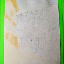 Mi proyecto del curso: Representación arquitectónica en acuarela. Un projet de Illustration traditionnelle, Esquisse , Dessin, Aquarelle, Illustration architecturale , et Carnet de croquis de nusaco - 11.07.2022