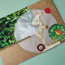 Meu projeto do curso: Técnicas de bordado experimental sobre papel. Un progetto di Belle arti, Collage, Ricamo e Textile Design di Carol Grilo - 11.07.2022