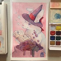 Il mio progetto del corso: Tecniche di illustrazione con acquerello e gouache. Traditional illustration, Fine Arts, Painting, Watercolor Painting, Children's Illustration, and Gouache Painting project by aarmaglie - 07.11.2022