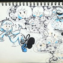 Mi proyecto del curso: El arte del sketching: transforma tus bocetos en arte Ein Projekt aus dem Bereich Traditionelle Illustration, Bleistiftzeichnung, Zeichnung und Sketchbook von Angie Alejandra - 11.07.2022