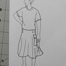 Mon projet du cours : Conception de personnages : trouvez votre style. Traditional illustration, Character Design, Drawing, Digital Drawing, and Digital Illustration project by christine_jobin - 07.12.2022