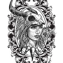 Mi proyecto del curso: Diseño e ilustración digital de tatuajes con Procreate. Traditional illustration, Graphic Design, Digital Illustration, Tattoo Design, and Digital Drawing project by Roberto Caballero Rdz - 06.05.2022