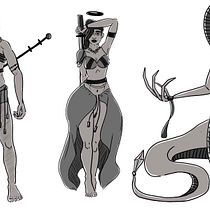 Mis primeros OC Ein Projekt aus dem Bereich Traditionelle Illustration, Animation, Design von Figuren, Videospiele und Design für Videospiele von Daniel de Jesús Saucedo Muñoz - 12.07.2022