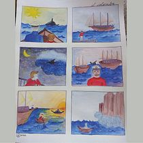 Il mio progetto del corso: Introduzione alla psicologia del colore: la narrativa cromatica. Traditional illustration, Fine Arts, Painting, Watercolor Painting, Children's Illustration, Narrative, and Color Theor project by Elisa Zinnamosca - 07.12.2022