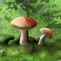 My project for course: Atmospheric Scenes in Procreate: Paint with Color and Light. Ilustração digital e Ilustração tradicional projeto de Leoni Mullett - 10.07.2022