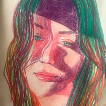 My project for course: Expressive Portrait Drawing with Soft Pastels. Traditional illustration, Fine Arts, Drawing, Portrait Drawing, and Artistic Drawing project by laurinka - 07.11.2022