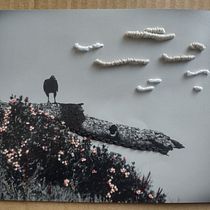Meu projeto do curso: Introdução ao bordado em fotografias: crie imagens com texturas. Photograph, Paper Craft, Embroider, DIY, and Textile Design project by Nirvi Viveiros - 07.12.2022