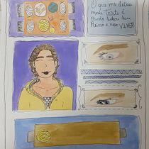 A realidade de alguém que está crescendo em Cristo. Traditional illustration, Painting, Creativit, Pencil Drawing, and Drawing project by Ana Beatriz Carvalho - 07.12.2022
