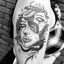 Mi proyecto del curso: Tatuaje botánico con puntillismo. Ilustração tradicional, Desenho de tatuagens e Ilustração botânica projeto de Sofía Ramirez Porras - 12.07.2022