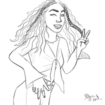 Meu projeto do curso: Princípios do desenho: descubra a ilustração digital. Traditional illustration, Drawing, Digital Illustration, and Digital Drawing project by Michelle Souza - 07.12.2022