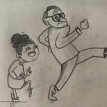 Mi proyecto del curso: Introducción a la creación de personajes estilo cartoon. Un projet de Illustration traditionnelle, Conception de personnages , et Dessin de laura.juesas - 13.07.2022