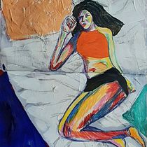 My project for course: Expressive Figure Drawing: Explore Lines, Shapes and Colors Ein Projekt aus dem Bereich Bildende Künste, Bleistiftzeichnung, Zeichnung, Porträtzeichnung, Realistische Zeichnung, Anatomische Zeichnung und Gouachemalerei von Ola Czyszczoń - 13.07.2022