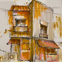 My project for course: Expressive Architectural Sketching with Colored Markers. Sketching, Drawing, Architectural Illustration, Sketchbook & Ink Illustration project by Barbara - 07.11.2022