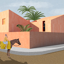 Mi proyecto del curso: Representación gráfica de proyectos arquitectónicos. Un projet de Architecture, Design graphique, Architecture d'intérieur, Design d'intérieur, Pa, sagisme, Collage, Architecture numérique et Illustration architecturale de Alison Alejandra Camacho Díaz - 13.07.2022