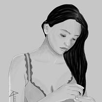 Mi proyecto del curso: Técnicas de dibujo tradicional con Procreate. Projekt z dziedziny Trad, c, jna ilustracja,  R, sunek, Ilustracja c, frowa, Portret, R, sunek c i frow użytkownika Leire Alonso - 13.07.2022