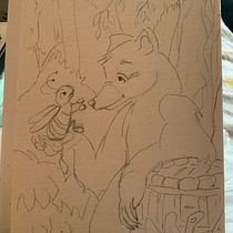 Mon projet du cours : Personnages animaux à l’aquarelle pour livres jeunesse. Traditional illustration, Fine Arts, Painting, Drawing, Watercolor Painting, Children's Illustration, and Narrative project by lady80 - 07.13.2022