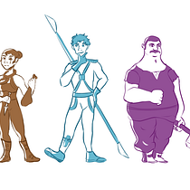 Mi proyecto del curso: Introducción al diseño de personajes para animación y videojuegos Ein Projekt aus dem Bereich Traditionelle Illustration, Animation, Design von Figuren, Videospiele und Design für Videospiele von olehpaula - 13.07.2022