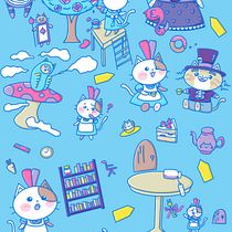 My project for course: Kawaii-Style Story Illustration. Traditional illustration, Character Design, Digital Illustration, and Manga project by Chiel Tera - 07.11.2022