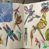 Mi proyecto del curso: Técnicas de ilustración para desbloquear tu creatividad. Design, Traditional illustration, Fine Arts, Painting, Creativit, Creating with Kids, and Sketchbook project by Cristina Q del Moral - 07.13.2022